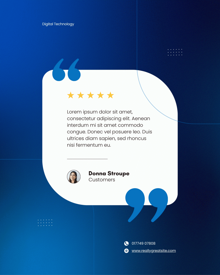 Blue-and-White-Modern-Customer-Testimonial-Reviews Instagram Post - Copy - Copy - Copy